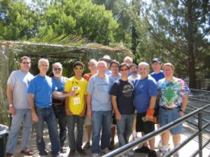 The Sukkah Building Team 2010